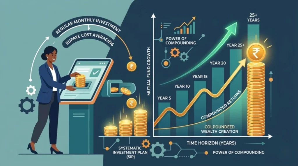 mutual fund investment growth chart for beginners